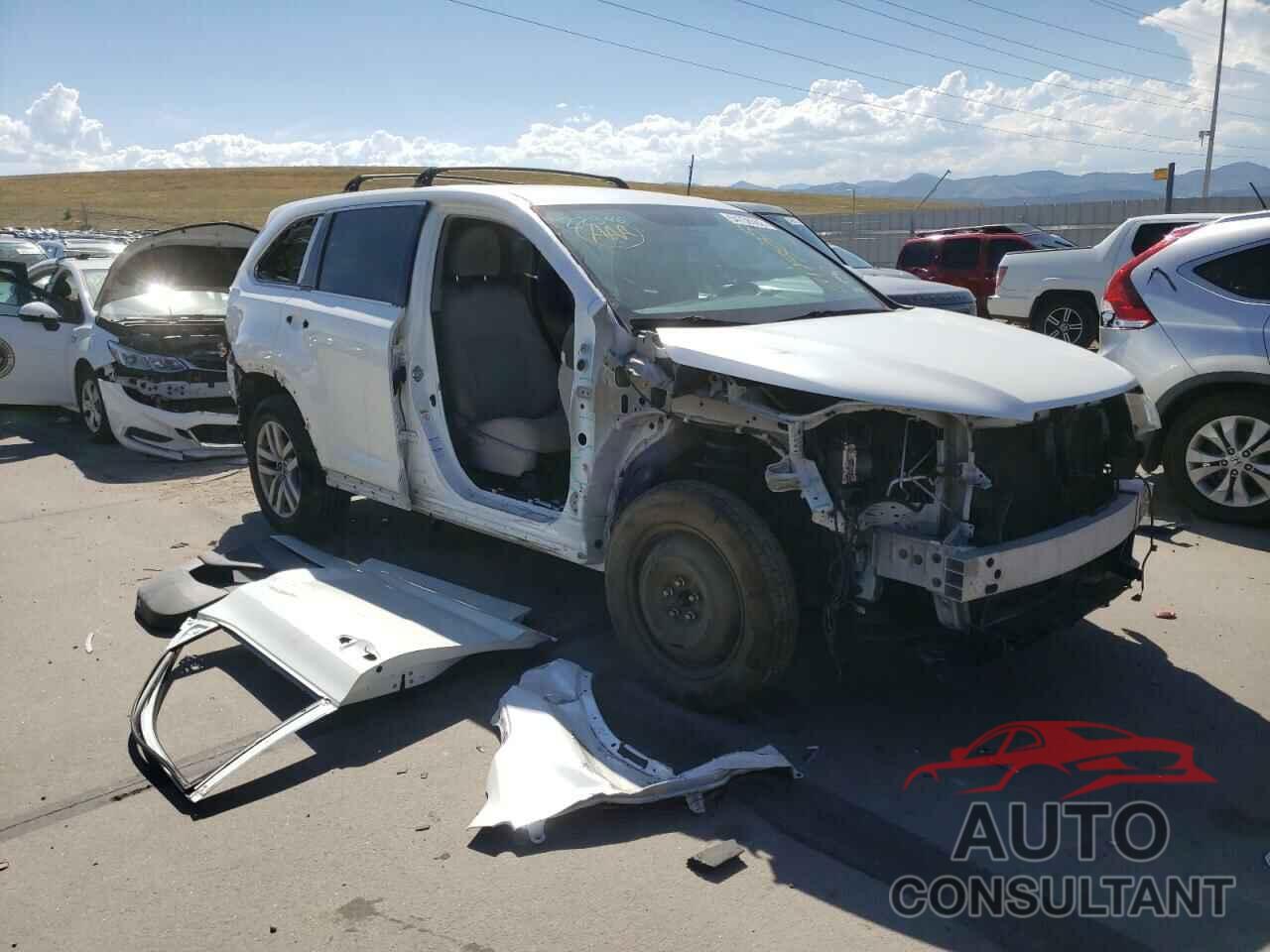 TOYOTA HIGHLANDER 2016 - 5TDBKRFH1GS322870