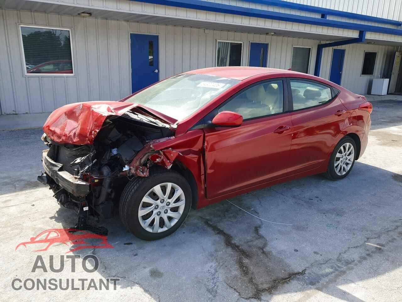 HYUNDAI ELANTRA 2013 - KMHDH4AE4DU481991