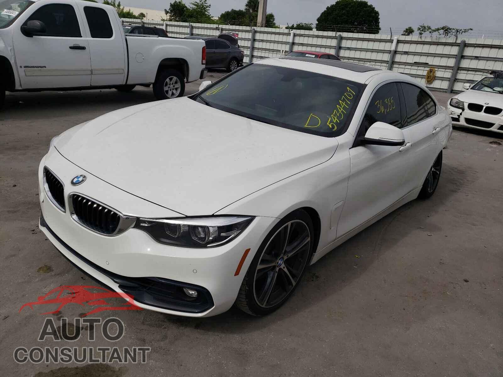BMW 4 SERIES 2019 - WBA4J1C51KBM16199