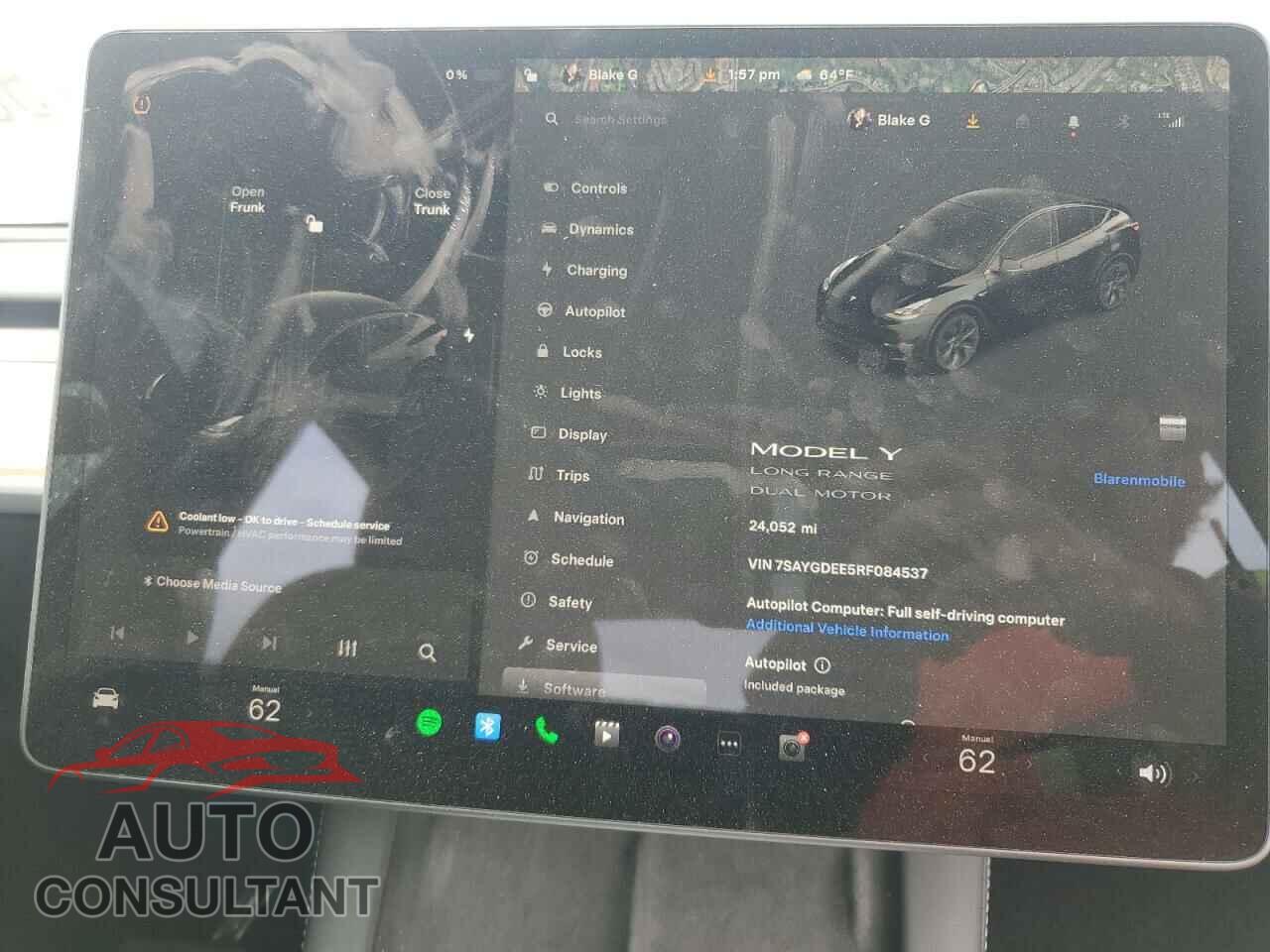 TESLA MODEL Y 2024 - 7SAYGDEE5RF084537