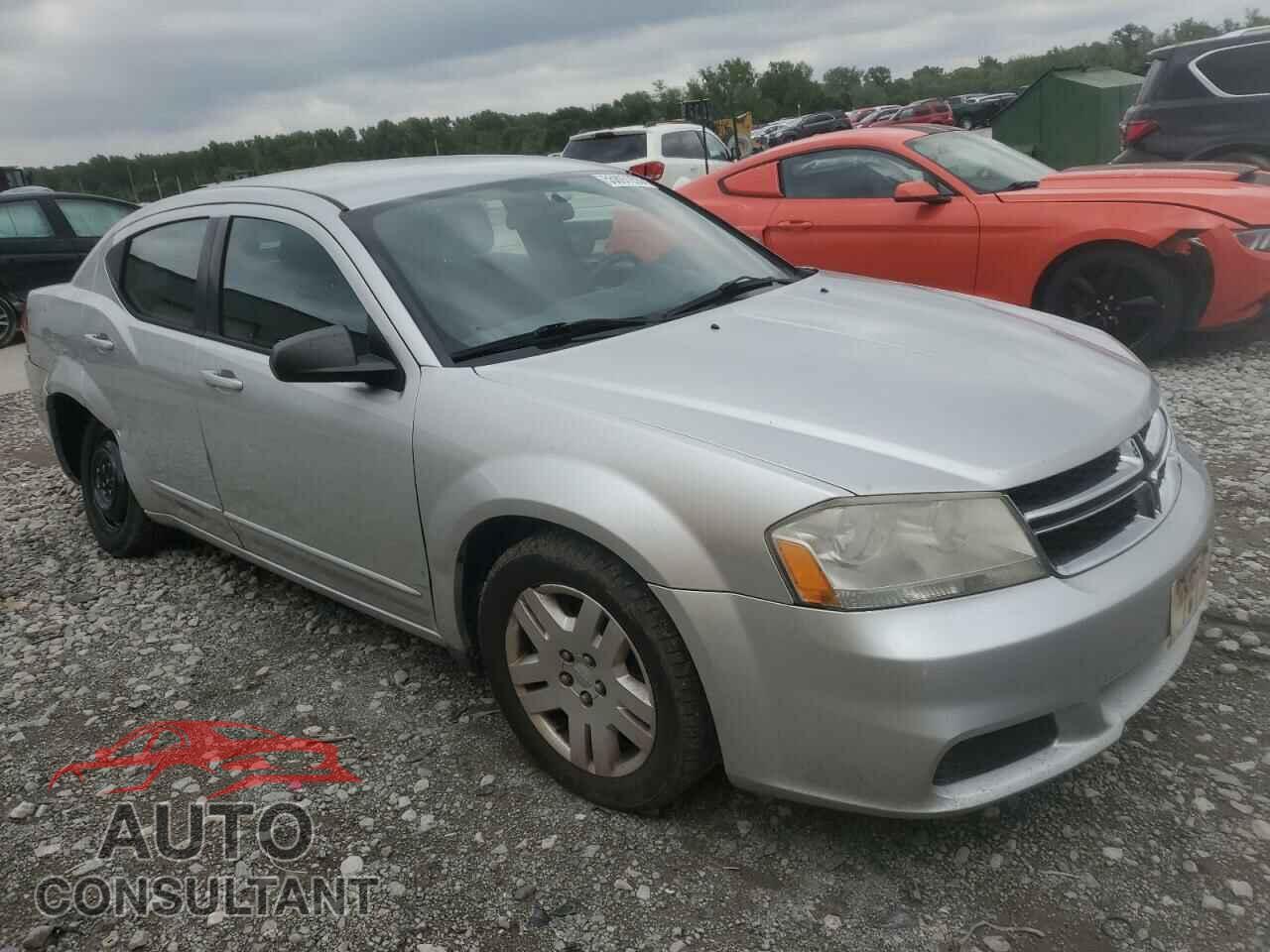 DODGE AVENGER 2012 - 1C3CDZAB8CN167661