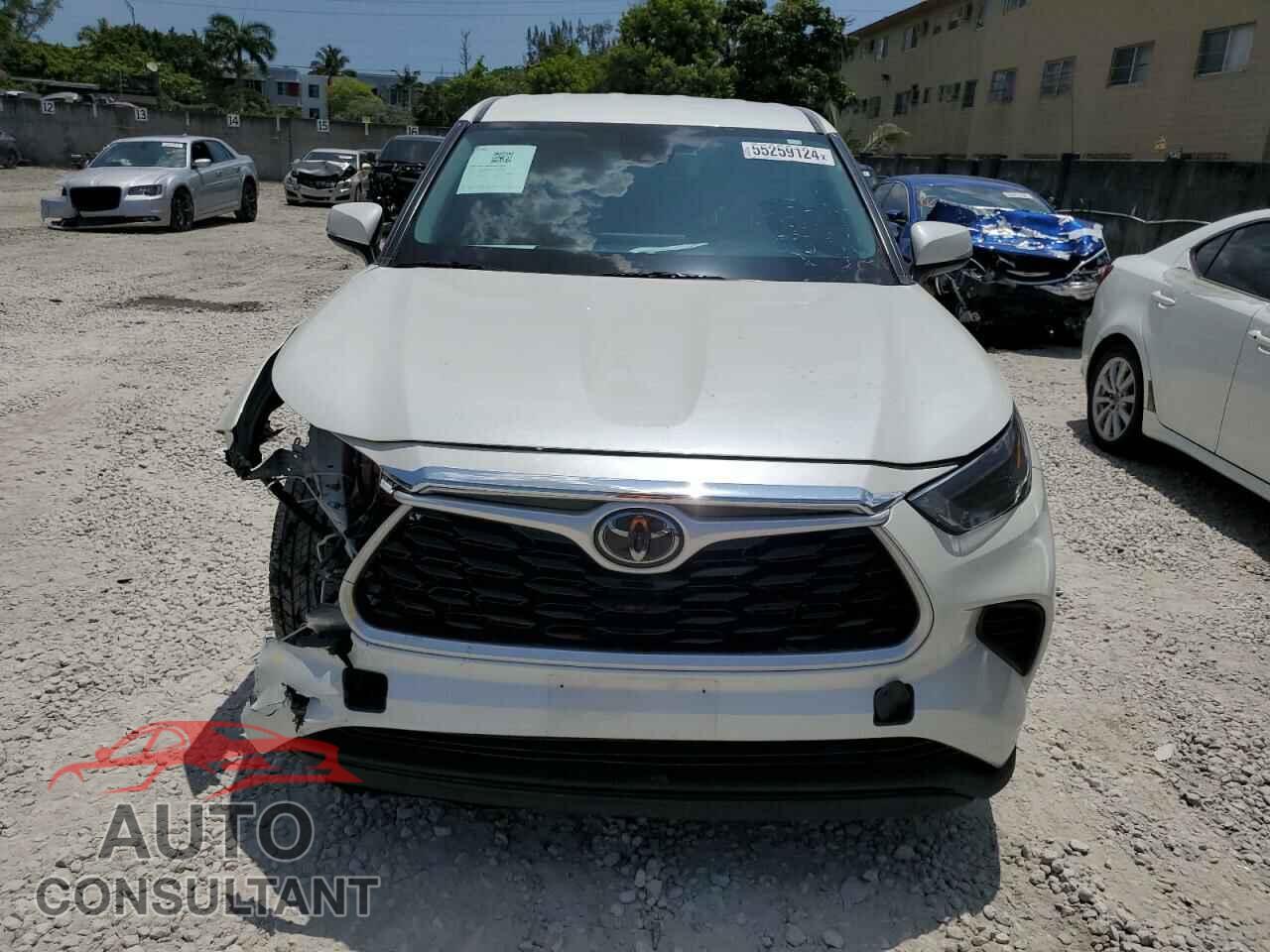 TOYOTA HIGHLANDER 2021 - 5TDCZRAHXMS032677
