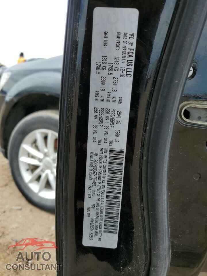 DODGE JOURNEY 2017 - 3C4PDDBG7HT574811