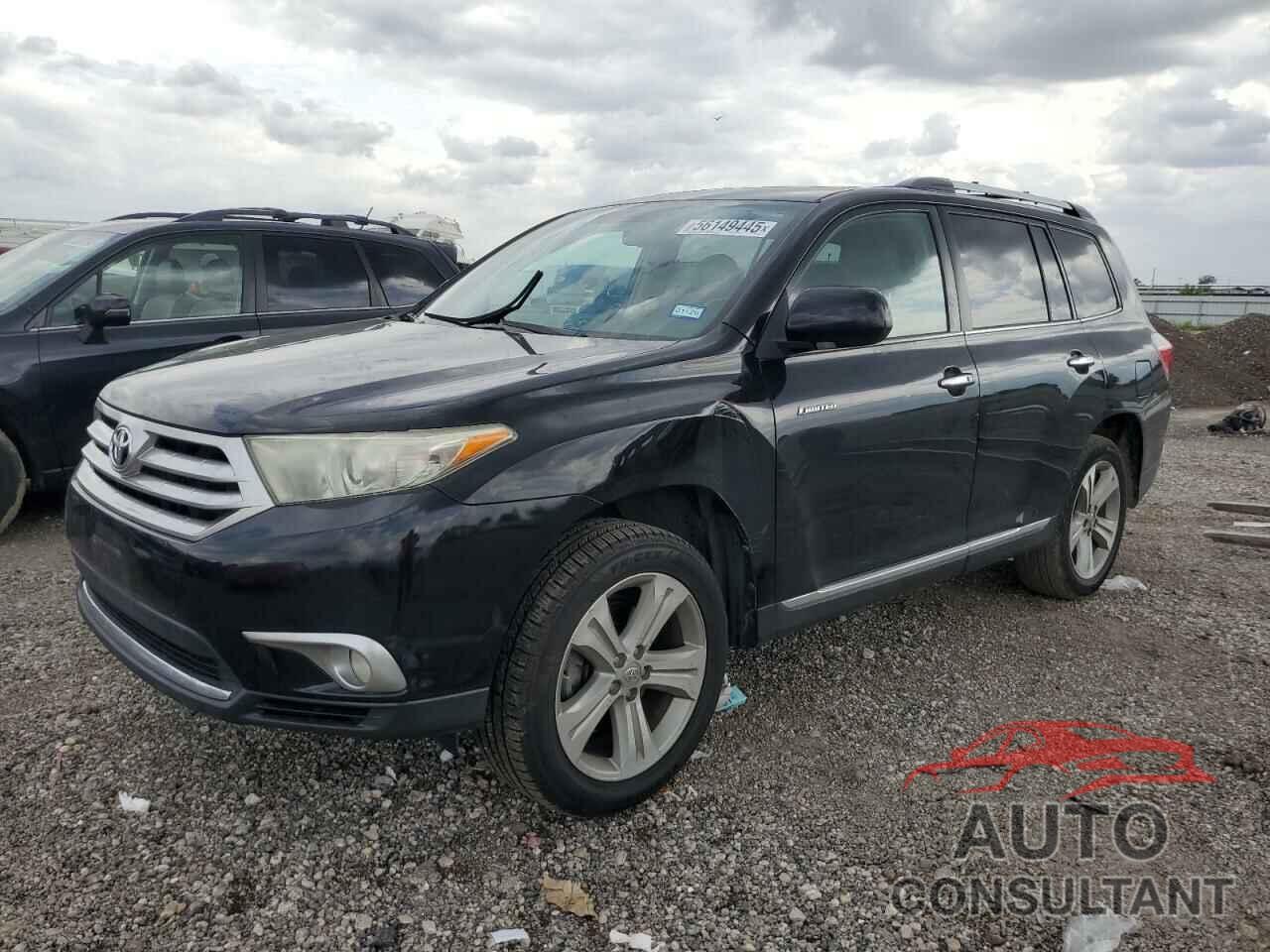 TOYOTA HIGHLANDER 2012 - 5TDYK3EH2CS076849