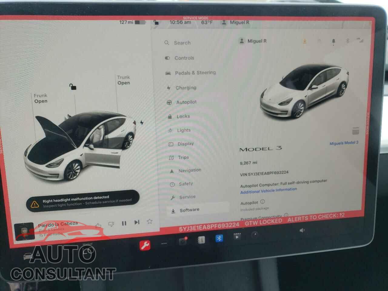TESLA MODEL 3 2023 - 5YJ3E1EA8PF693224