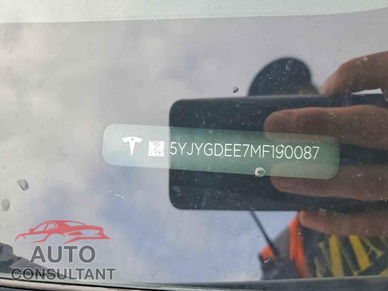 TESLA MODEL Y 2021 - 5YJYGDEE7MF190087