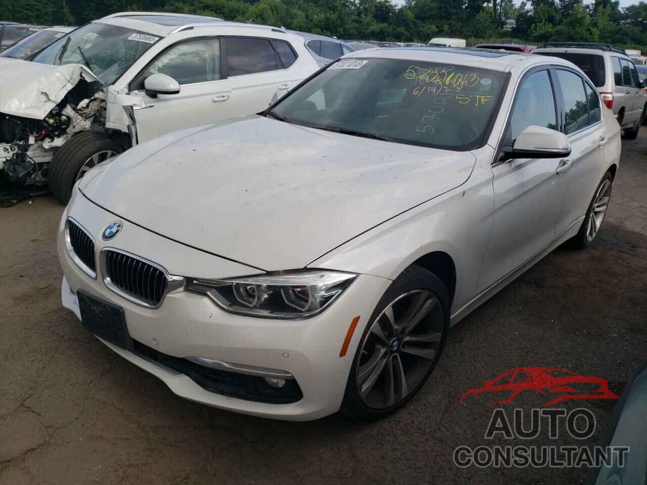 BMW 3 SERIES 2018 - WBA8D9C54JEM34698