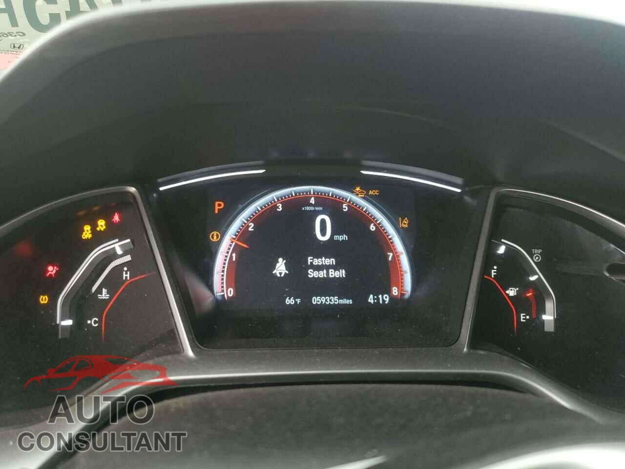 HONDA CIVIC 2019 - 2HGFC2F89KH509062