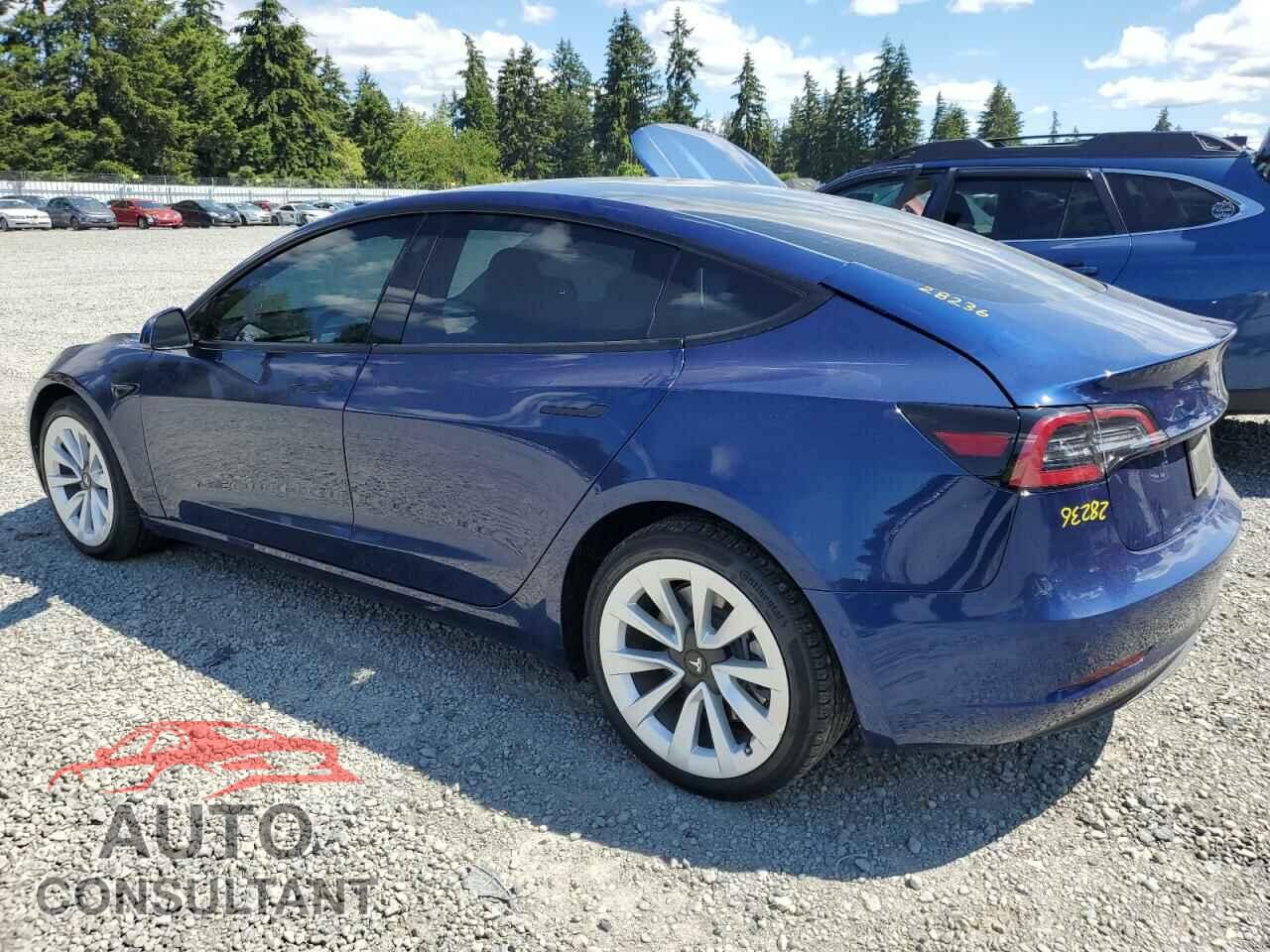 TESLA MODEL 3 2022 - 5YJ3E1EA6NF295247
