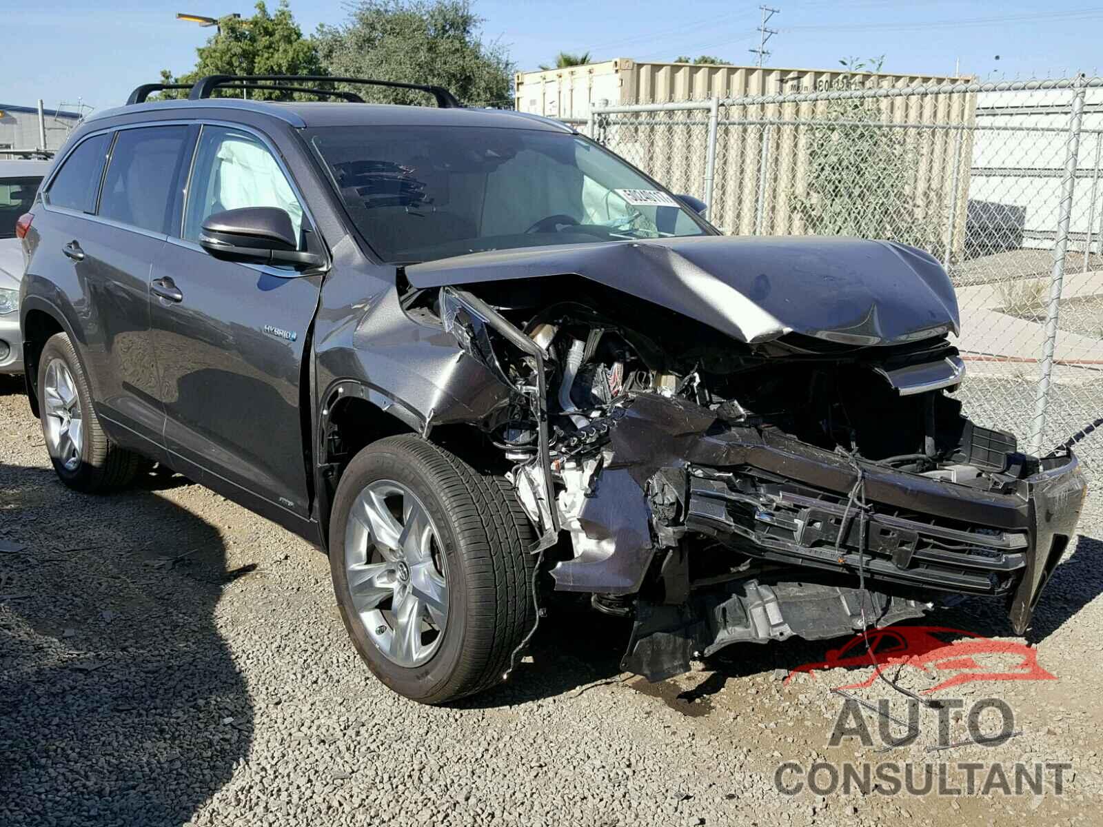 TOYOTA HIGHLANDER 2017 - 5TDDGRFH6HS020812