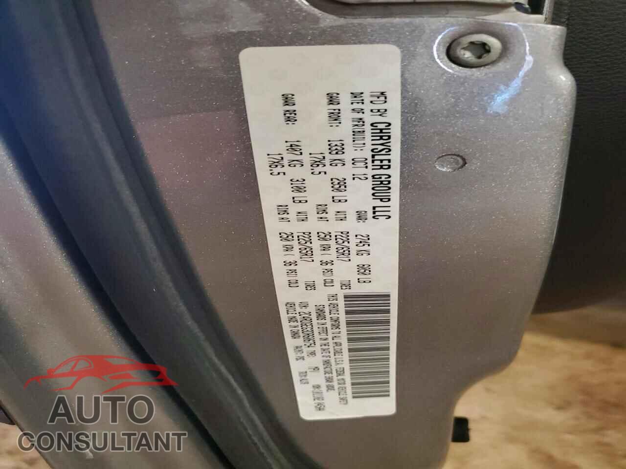 DODGE CARAVAN 2013 - 2C4RDGEG3DR606754