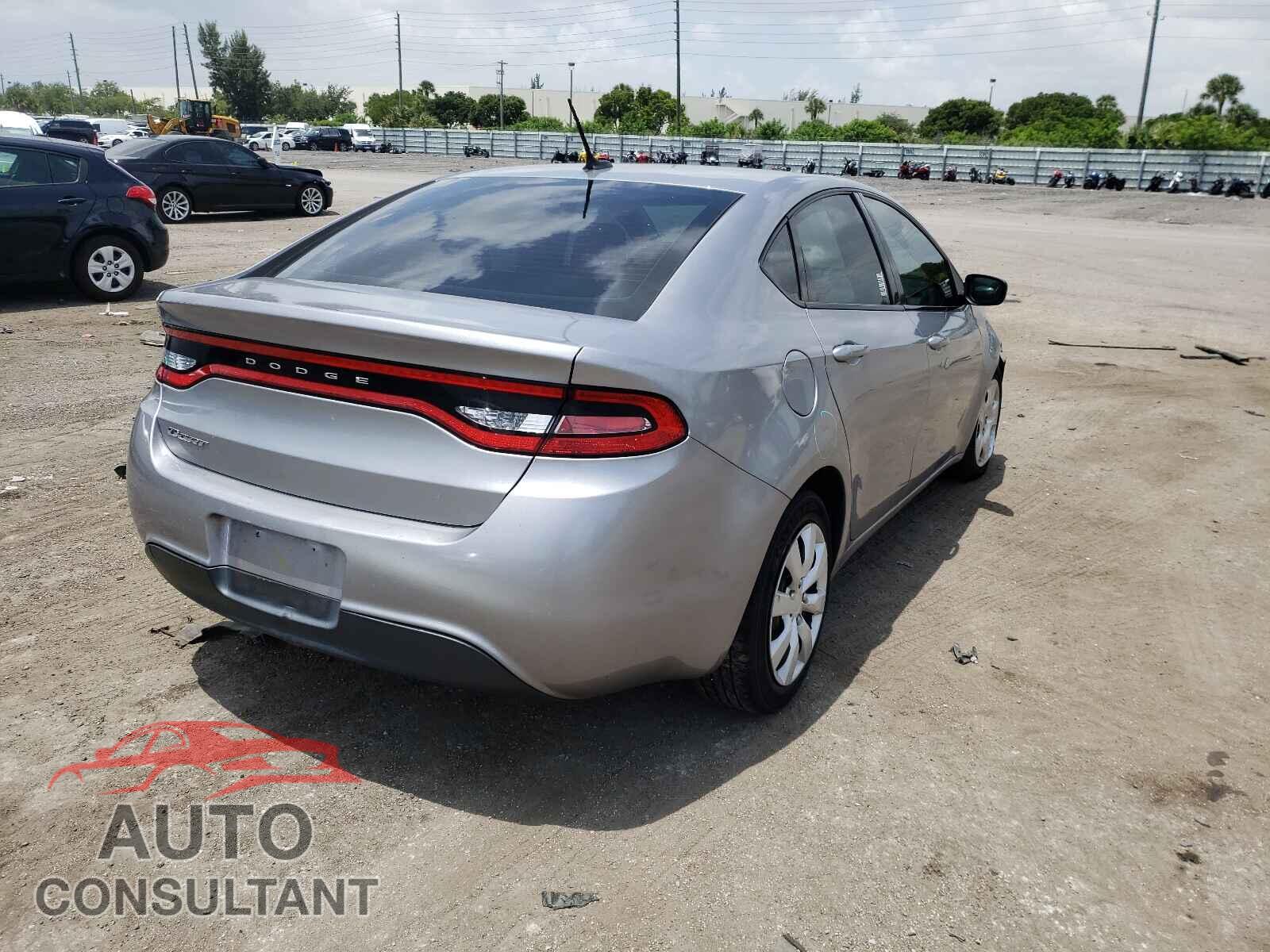 DODGE DART 2016 - 1C3CDFAA8GD531692