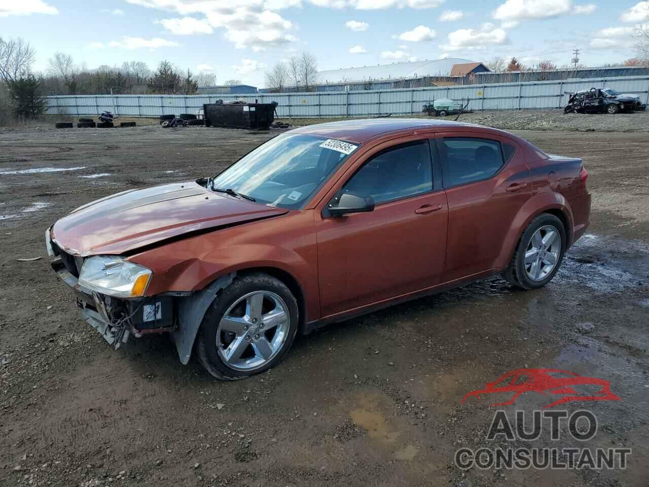 DODGE AVENGER 2012 - 1C3CDZAB8CN264858
