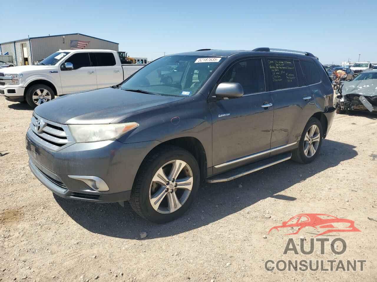 TOYOTA HIGHLANDER 2013 - 5TDYK3EH9DS112053