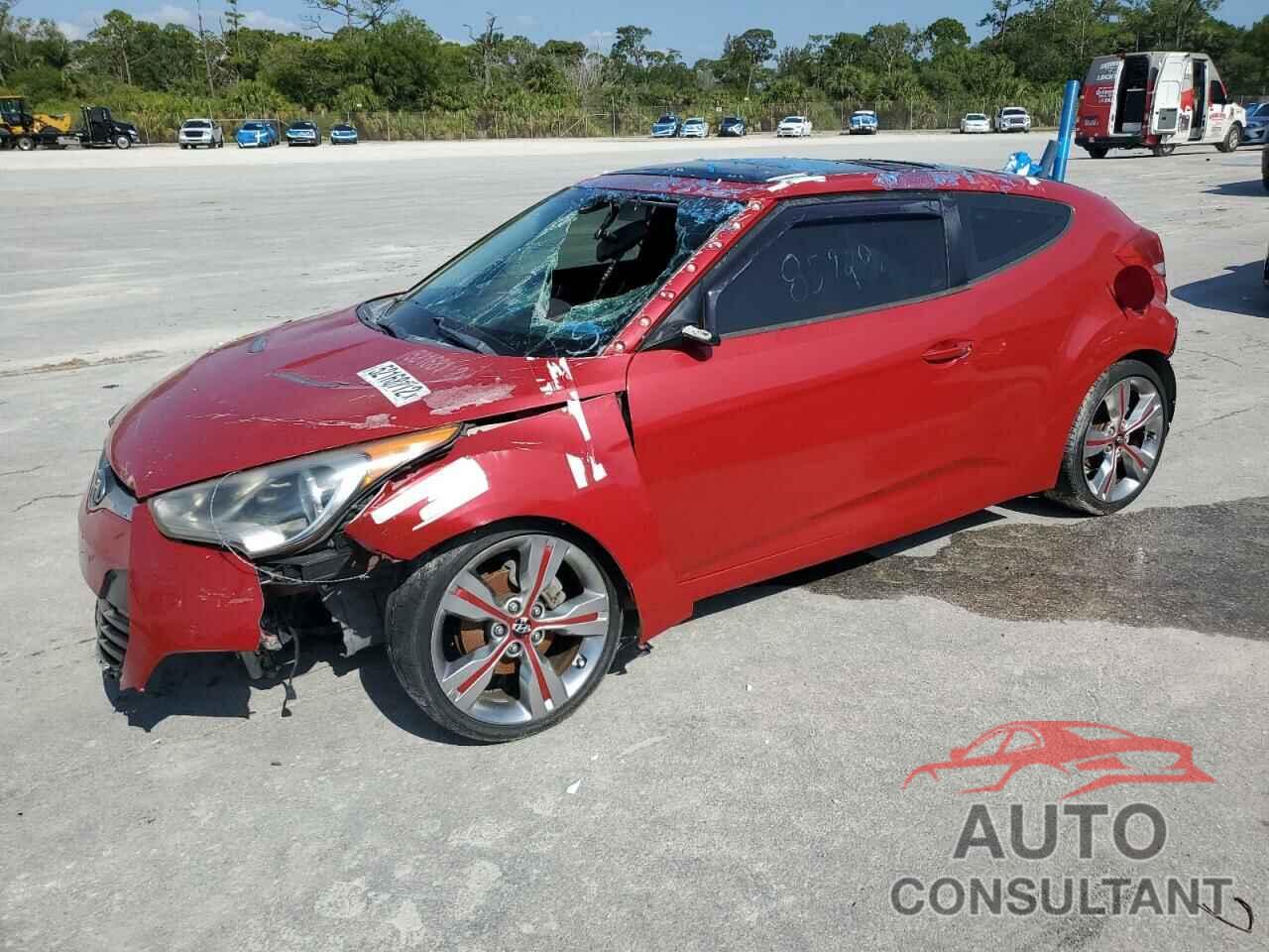 HYUNDAI VELOSTER 2012 - KMHTC6AD2CU033213