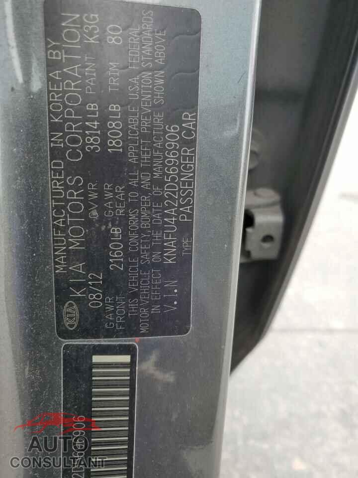 KIA FORTE 2013 - KNAFU4A22D5696906
