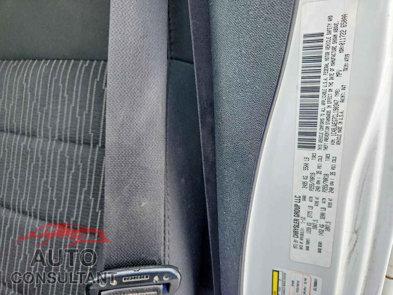 JEEP WRANGLER 2012 - 1C4BJWEG7CL190347