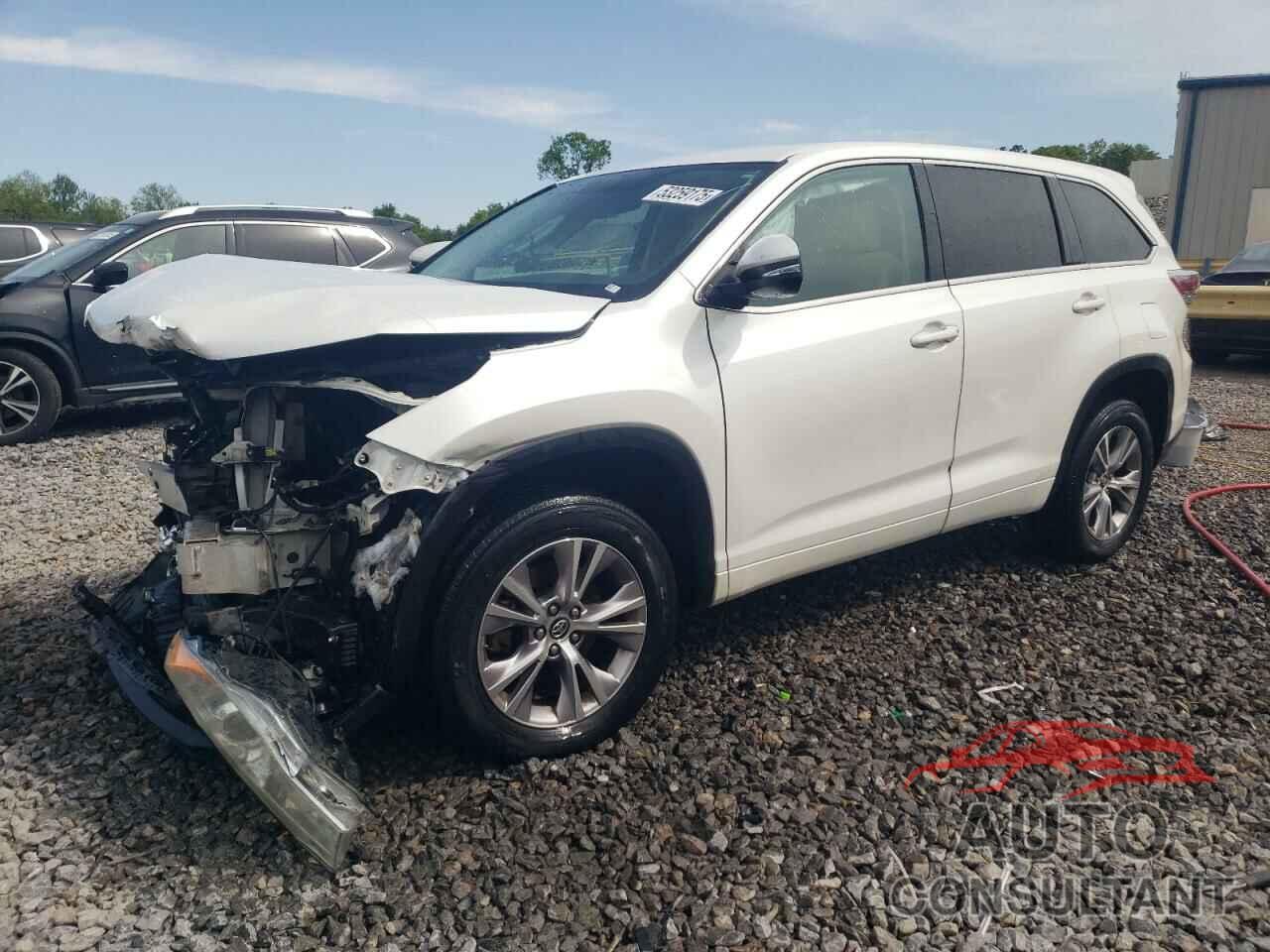 TOYOTA HIGHLANDER 2016 - 5TDZKRFH7GS156790