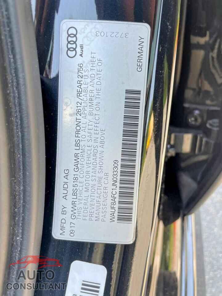 AUDI A6 2018 - WAUF8AFC1JN033309