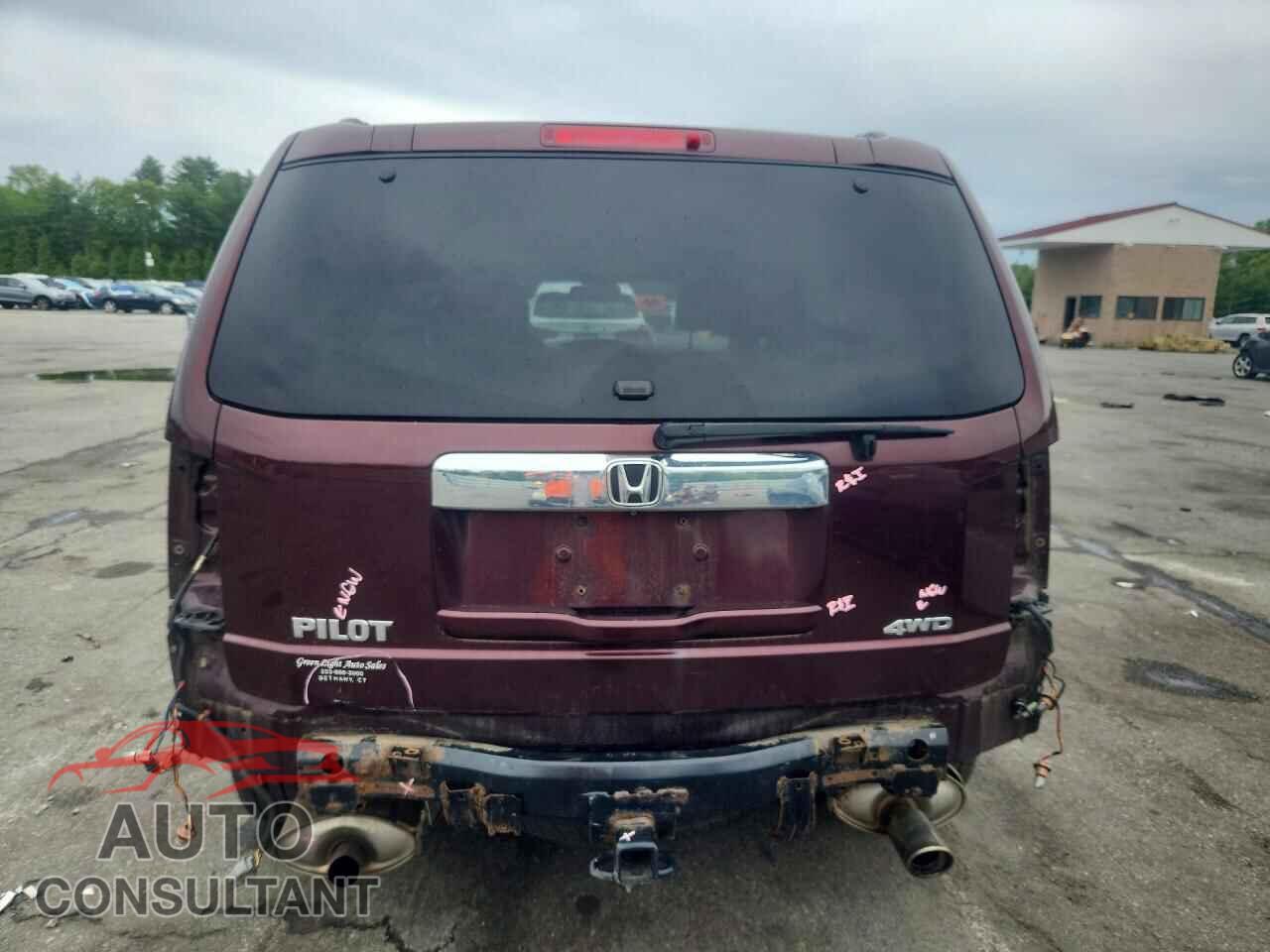 HONDA PILOT 2011 - 5FNYF4H59BB024133
