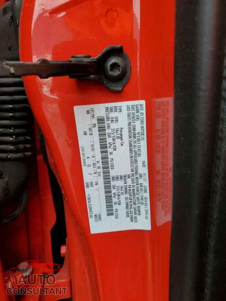 FORD FOCUS 2017 - 1FADP3FE3HL221688