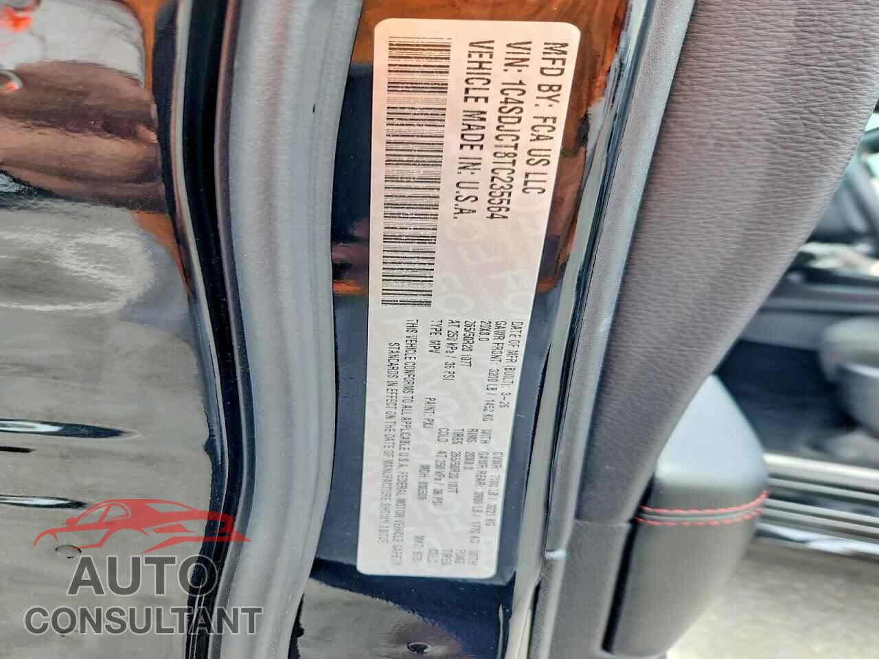 DODGE DURANGO 2026 - 1C4SDJCT8TC235564