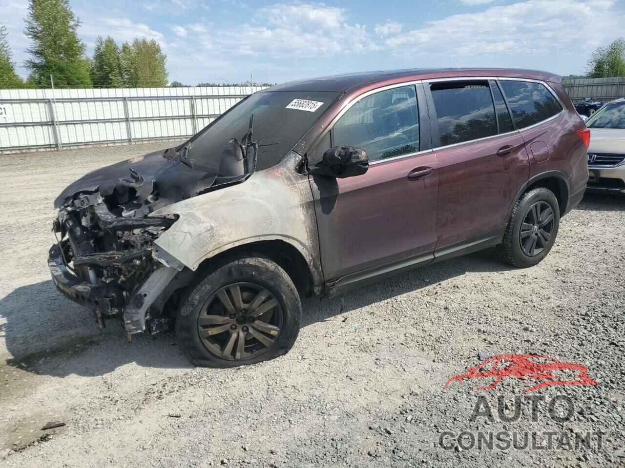 HONDA PILOT 2016 - 5FNYF6H57GB090313