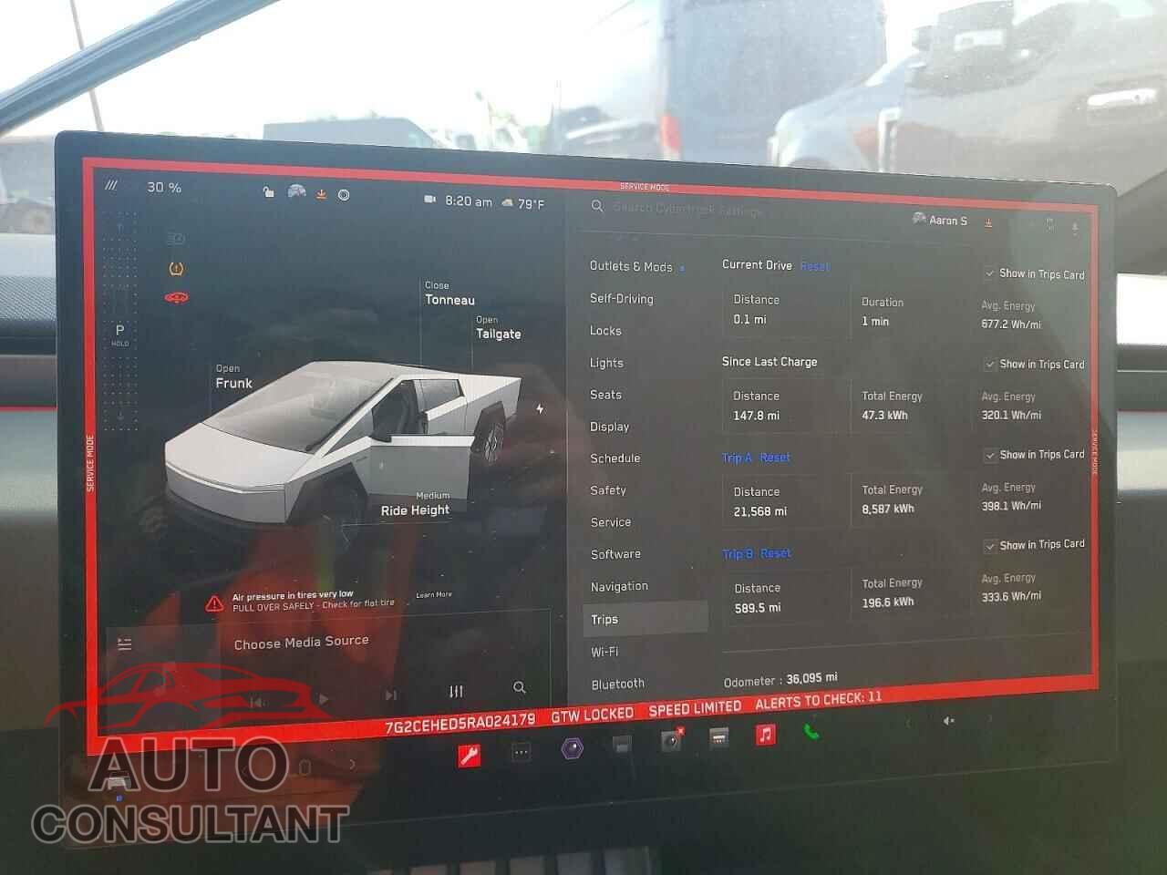 TESLA CYBERTRUCK 2024 - 7G2CEHED5RA024179