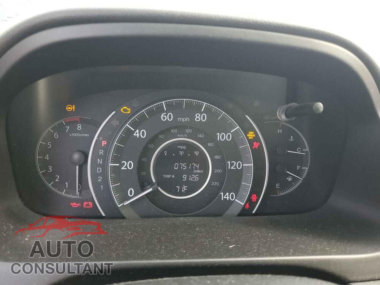 HONDA CRV 2013 - 2HKRM4H37DH621410