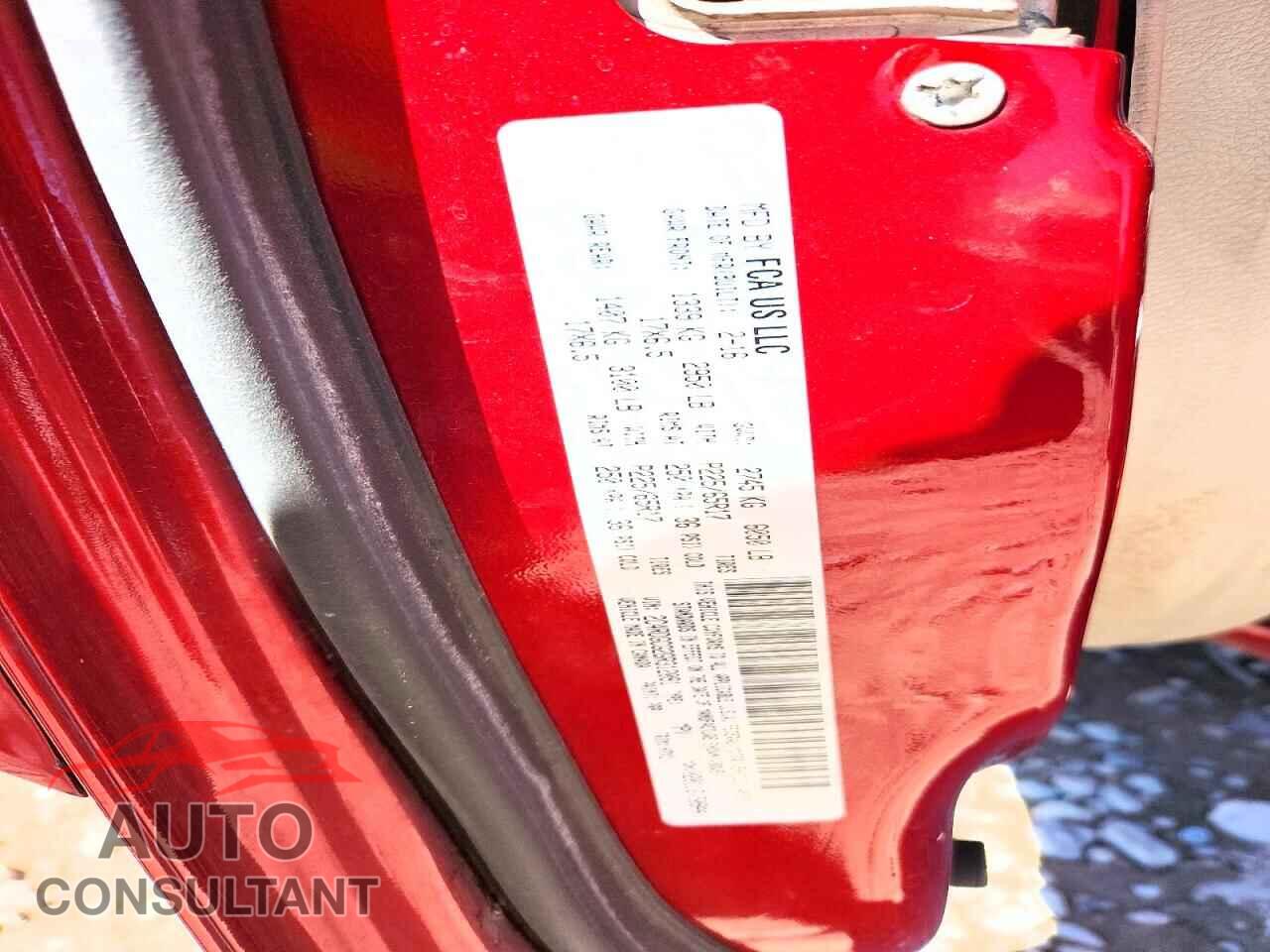 DODGE CARAVAN 2016 - 2C4RDGCG2GR312091