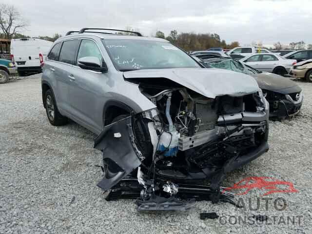 TOYOTA HIGHLANDER 2018 - 5TDDZRFH3JS891795