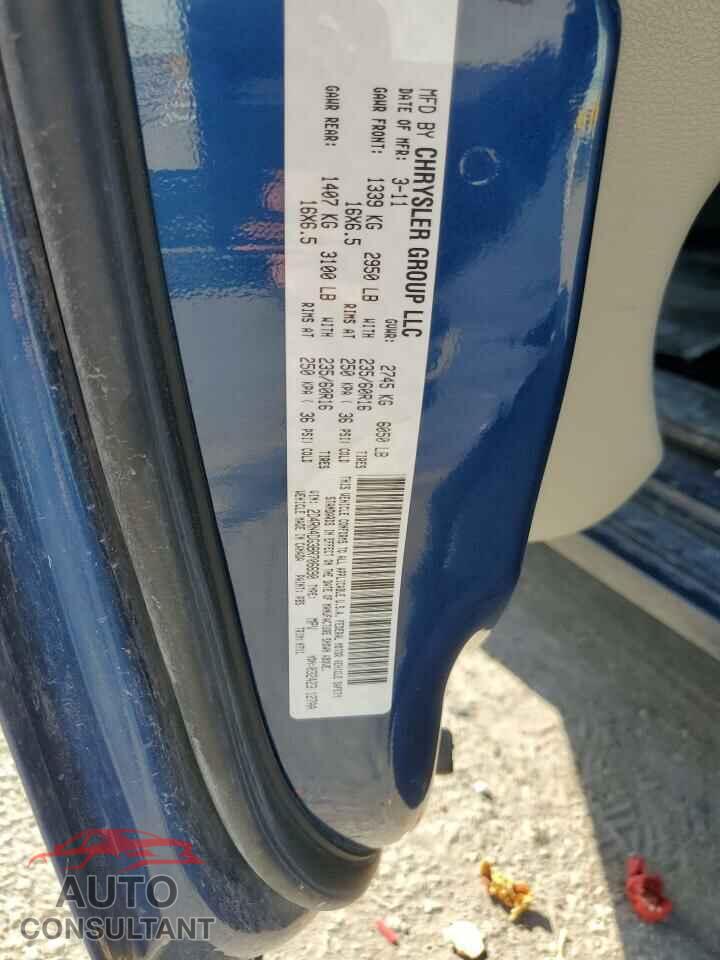 DODGE CARAVAN 2011 - 2D4RN4DG3BR706690