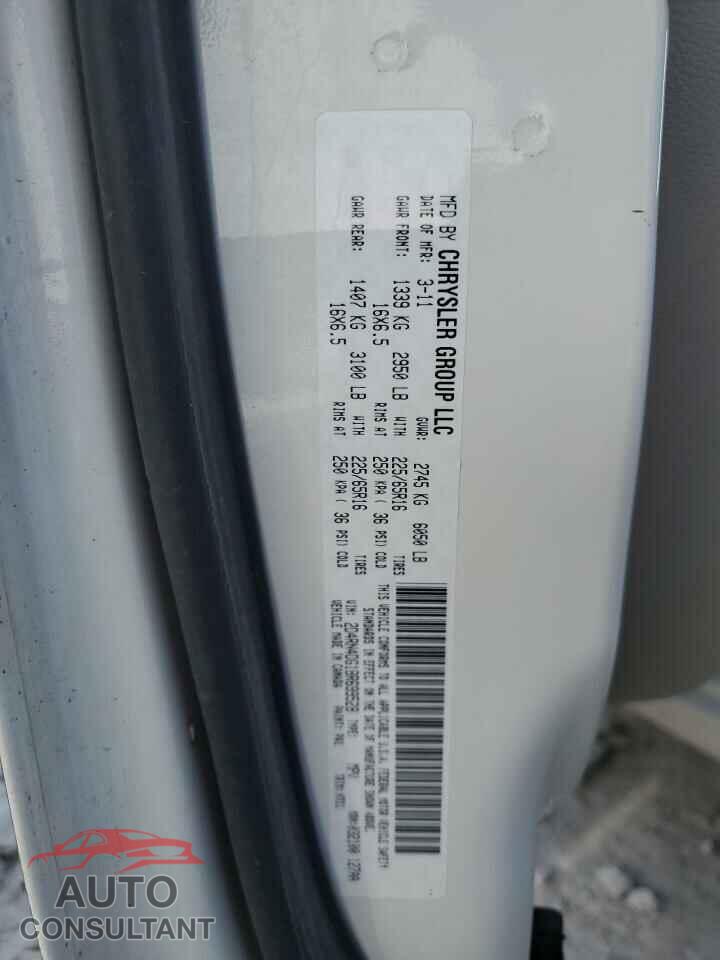 DODGE CARAVAN 2011 - 2D4RN4DG1BR699528