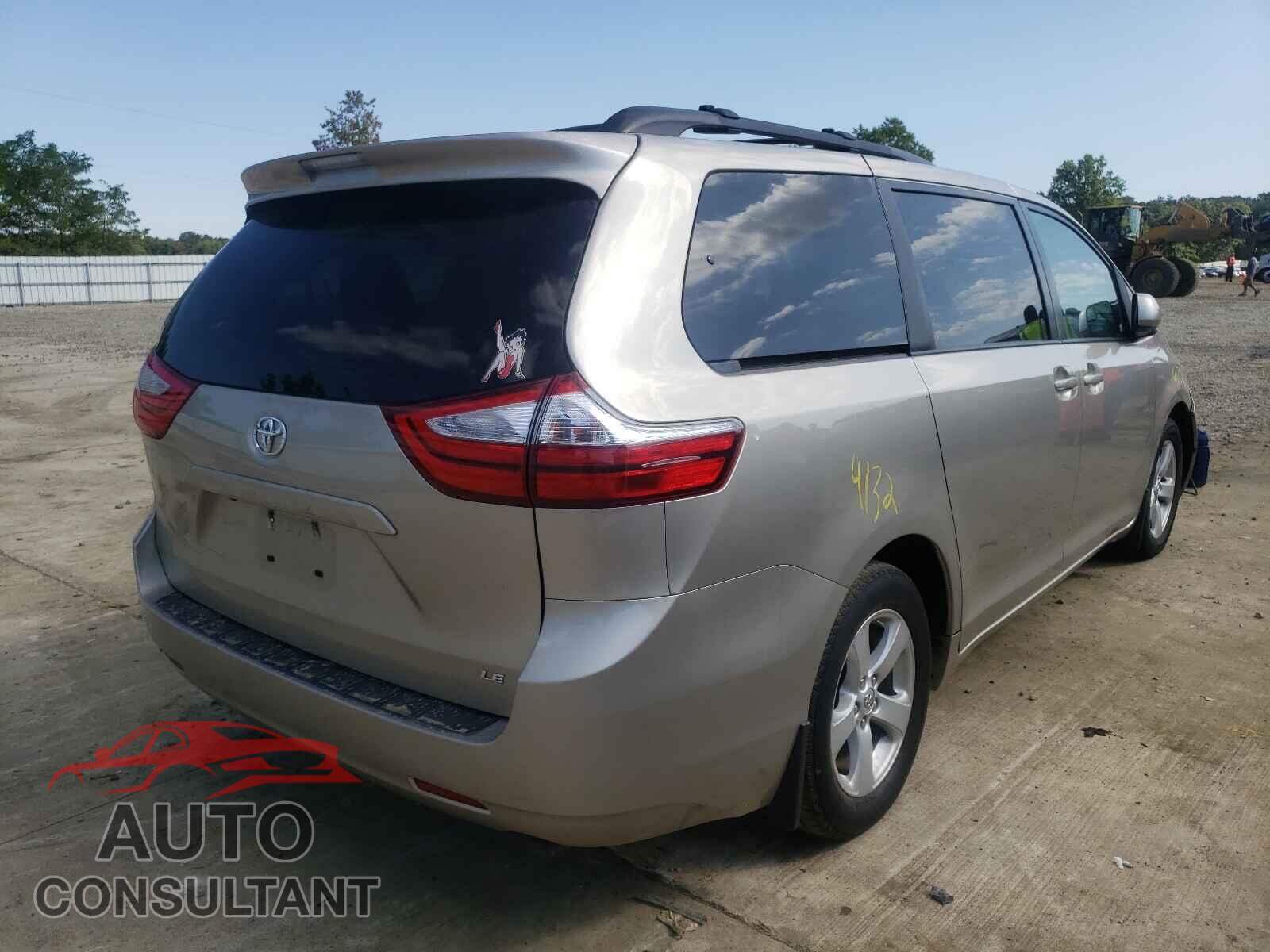 TOYOTA SIENNA 2017 - 5TDKZ3DC0HS836114