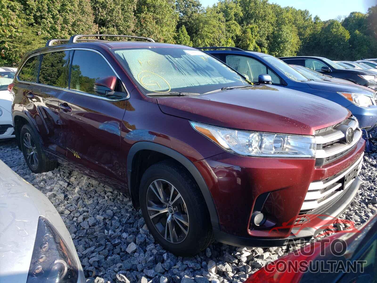 TOYOTA HIGHLANDER 2018 - 5TDBZRFHXJS859935