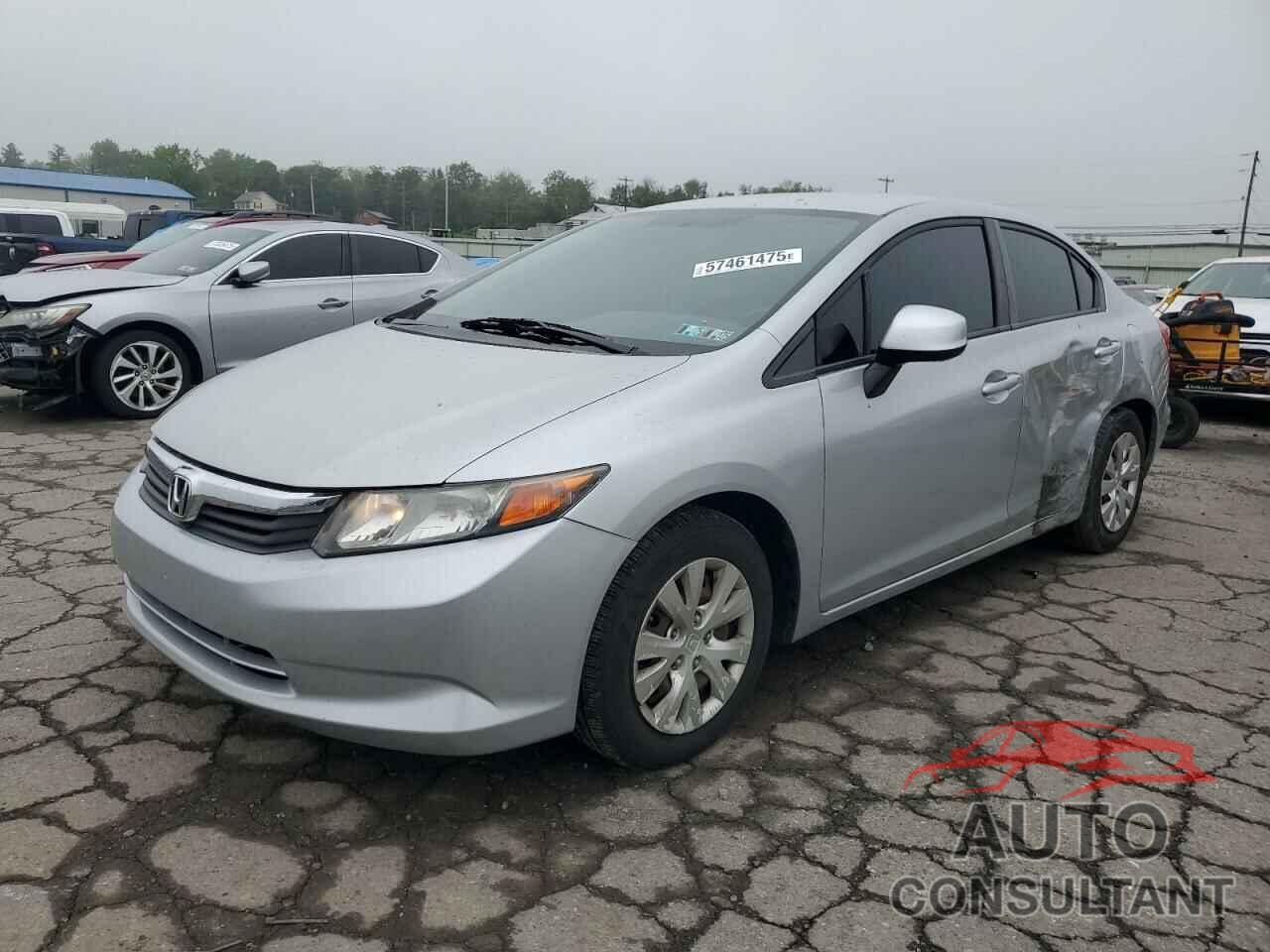 HONDA CIVIC 2012 - 2HGFB2F53CH558817