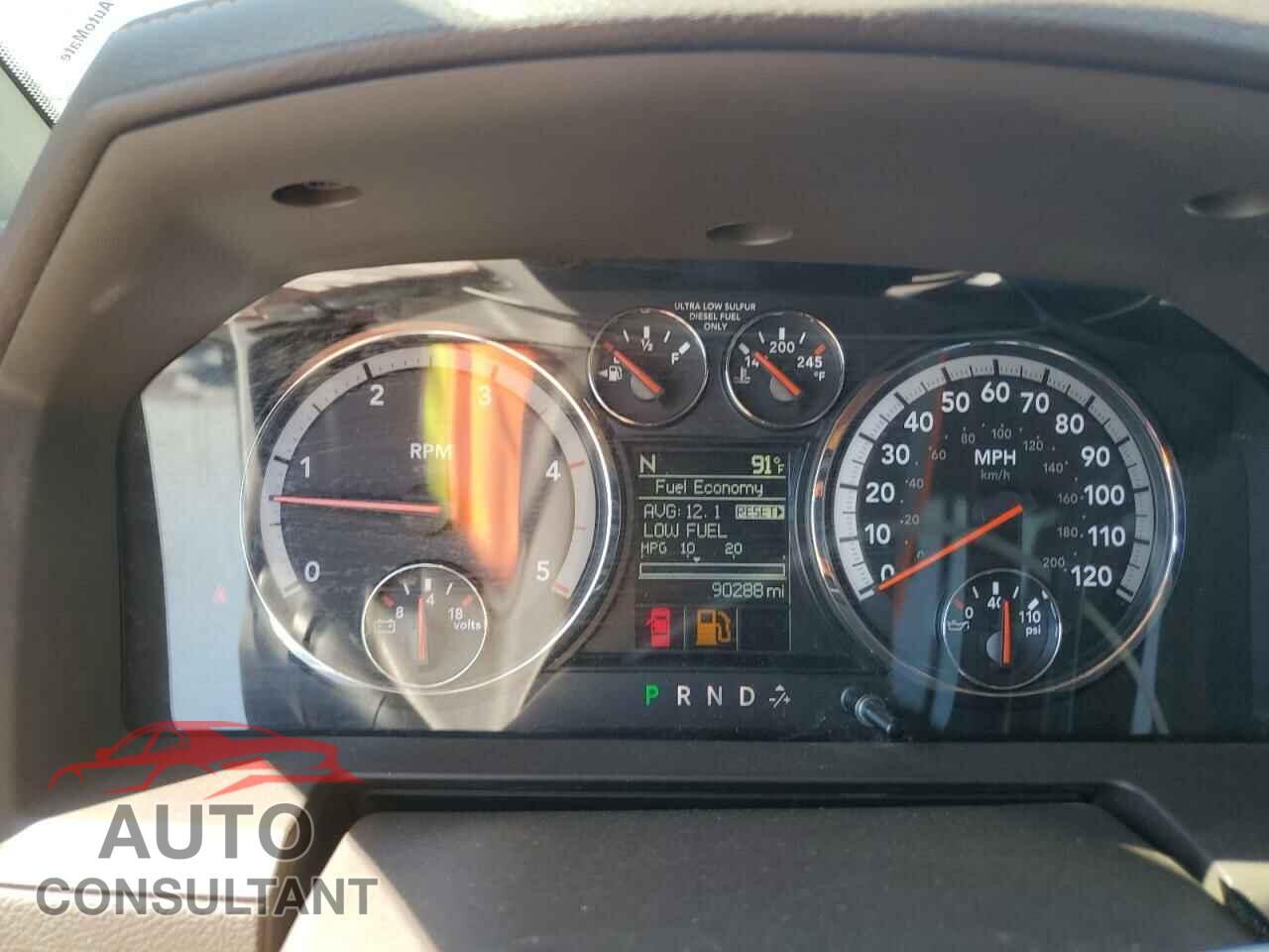 DODGE RAM 3500 2012 - 3C63D3EL6CG110984