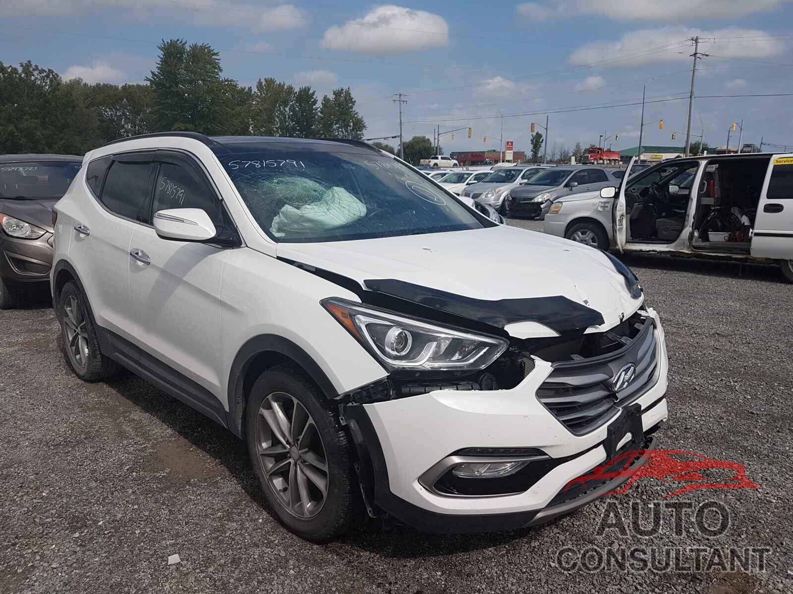 HYUNDAI SANTA FE 2018 - 5XYZUDLA0JG533615