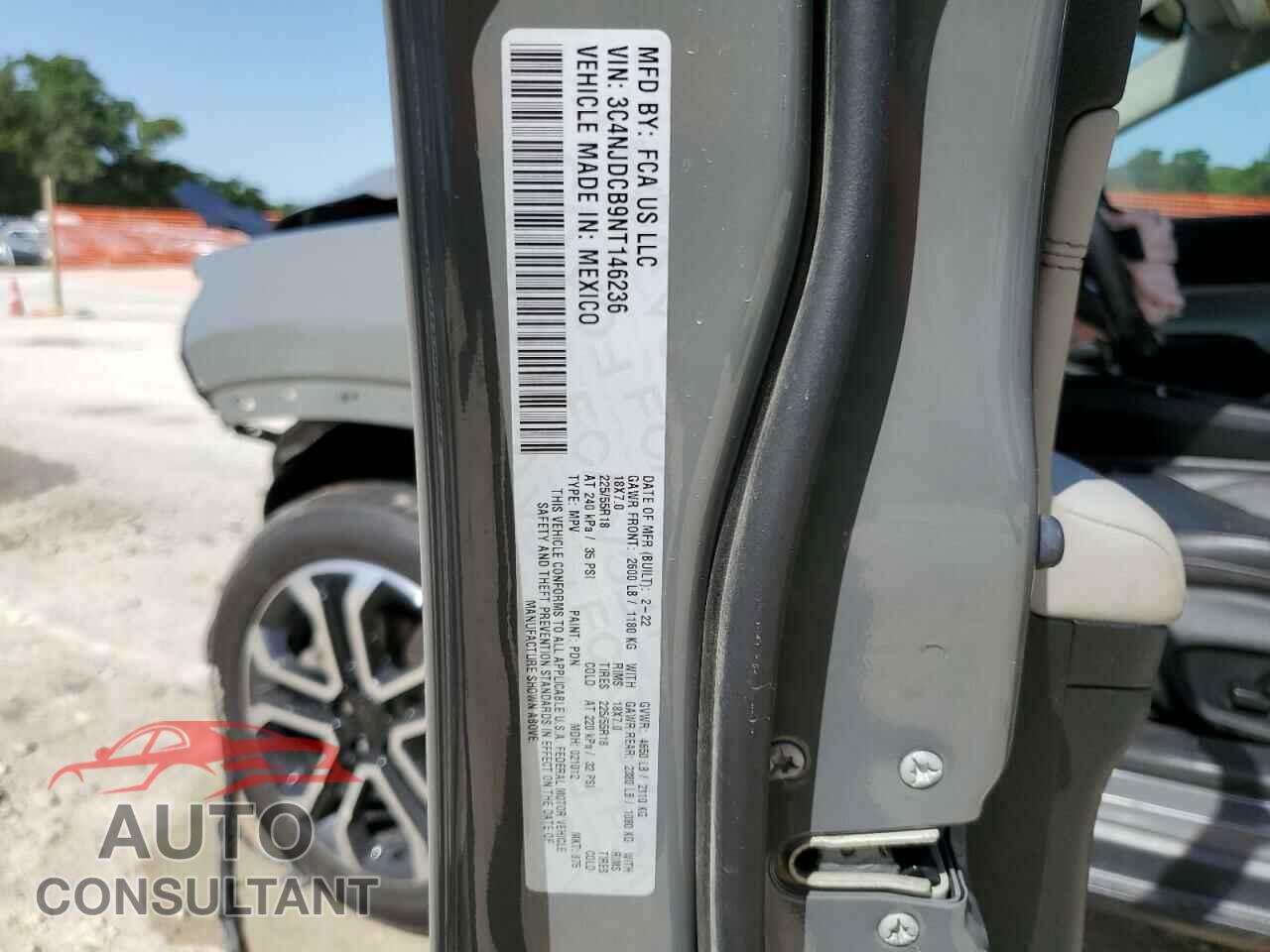 JEEP COMPASS 2022 - 3C4NJDCB9NT146236