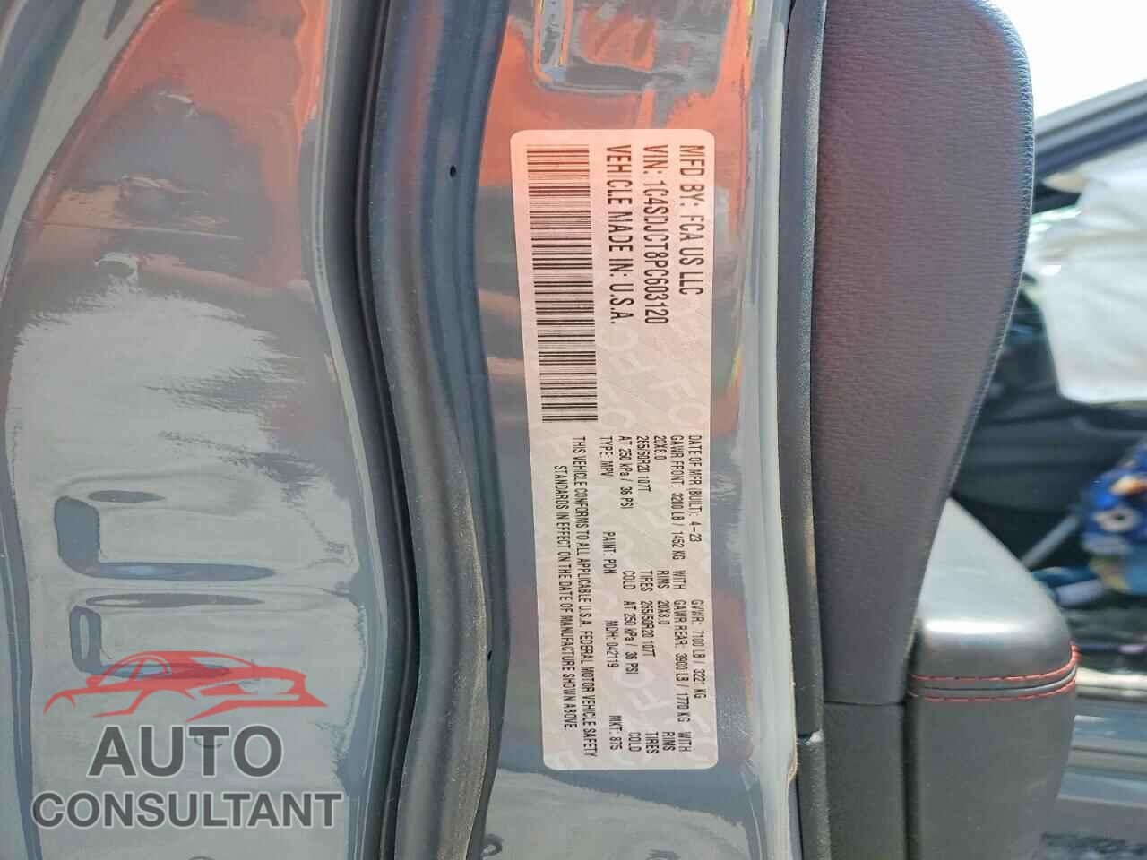 DODGE DURANGO 2023 - 1C4SDJCT8PC603120