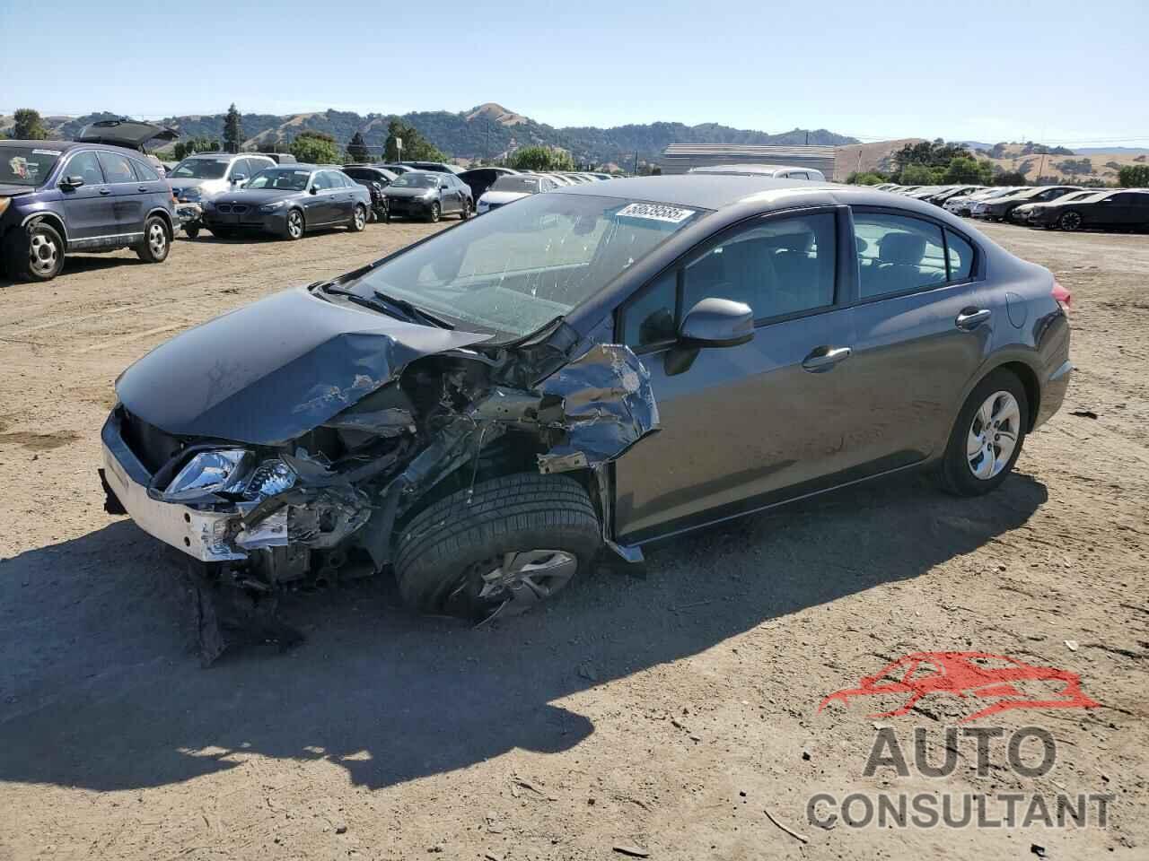 HONDA CIVIC 2013 - 19XFB2F55DE284242