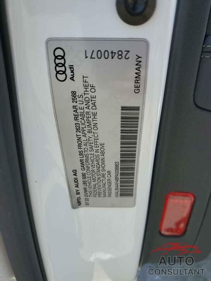 AUDI S4/RS4 2023 - WAUB4AF48PA008863