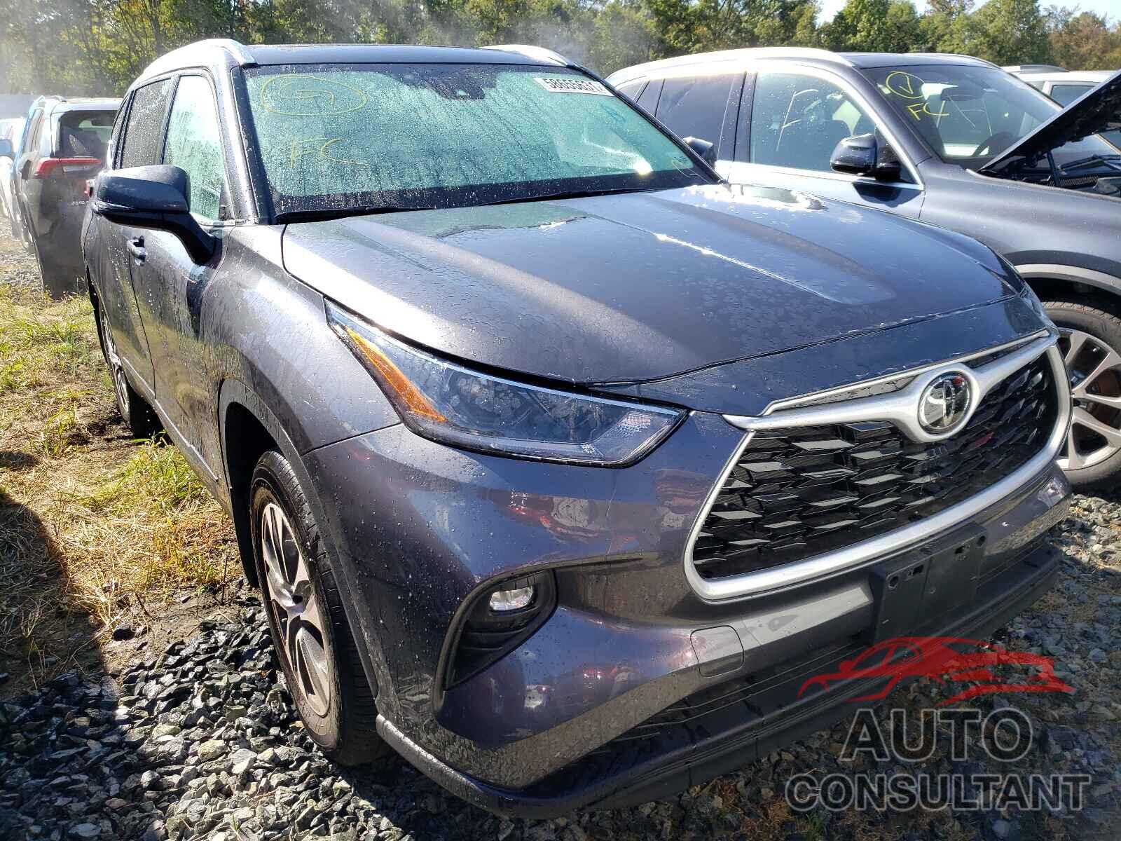 TOYOTA HIGHLANDER 2021 - 5TDGZRBH4MS112492