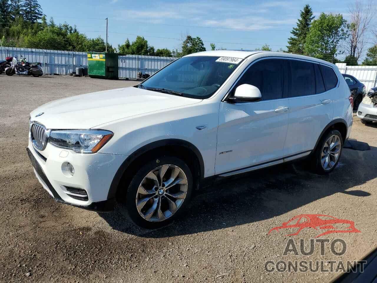 BMW X3 2016 - 5UXWX9C57G0D89992