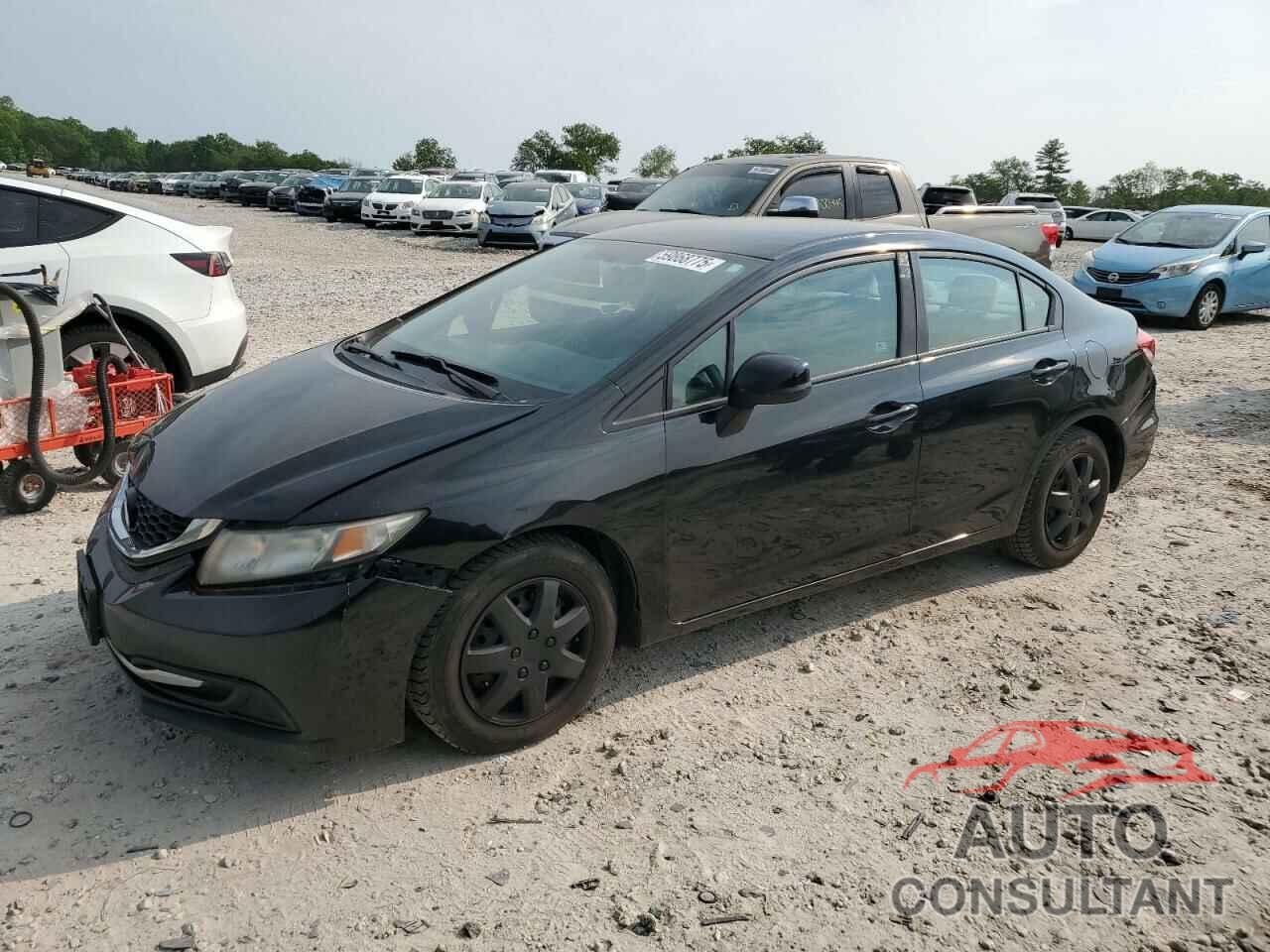 HONDA CIVIC 2013 - 19XFB2F57DE261352