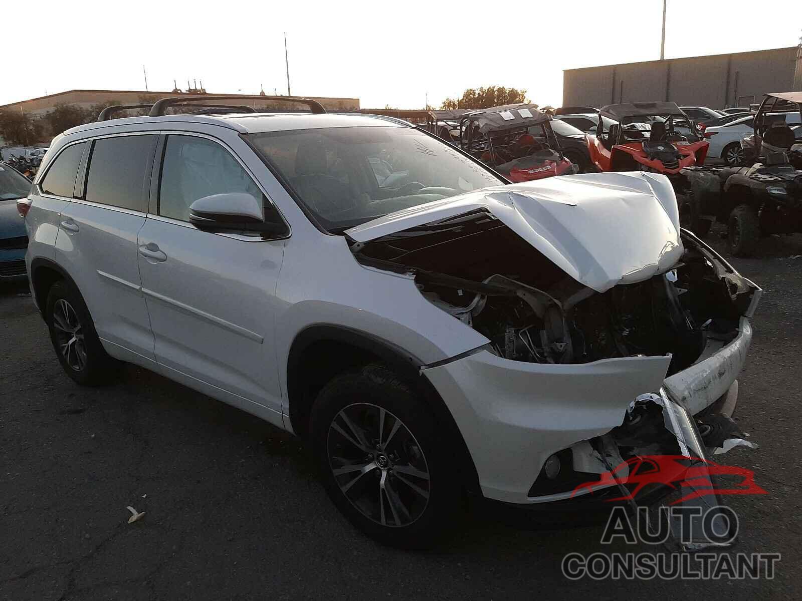 TOYOTA HIGHLANDER 2016 - 5TDKKRFH1GS155409