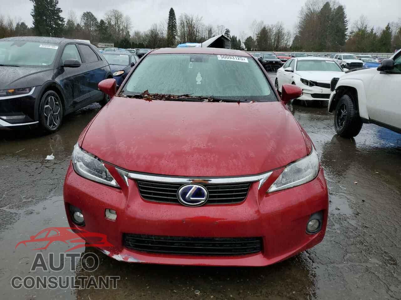 LEXUS CT 200 2012 - JTHKD5BHXC2091945