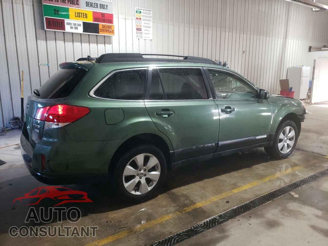 SUBARU OUTBACK 2012 - 4S4BRBKC2C3231062