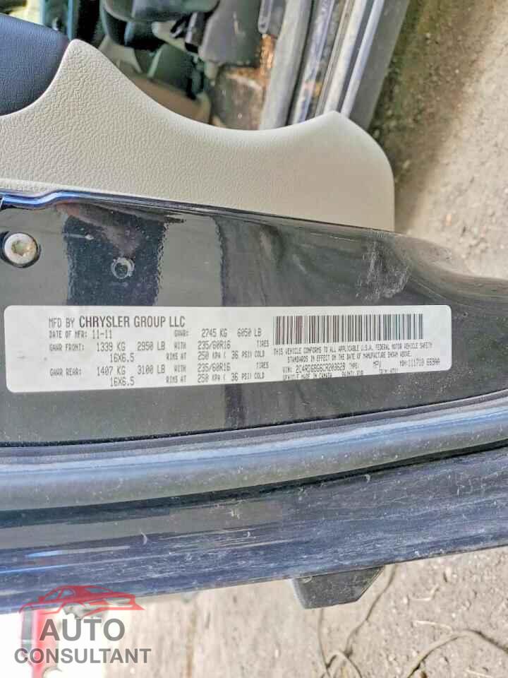 DODGE CARAVAN 2012 - 2C4RDGBG6CR203628