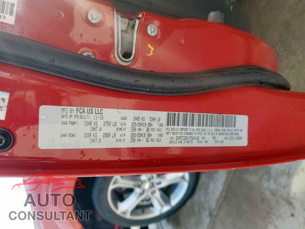 DODGE JOURNEY 2017 - 3C4PDCGB1HT560166